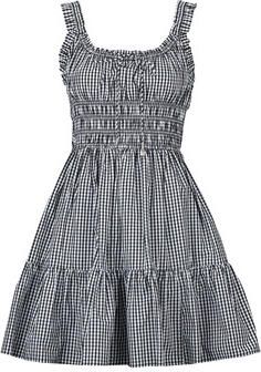 MICHAEL Kors Korte Jurk GINGHAM MINI DRESS