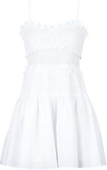 MICHAEL Kors Korte Jurk POPLIN SMOCKED MINI DRESS