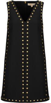 MICHAEL Kors Korte Jurk V NECK STUD MINI DRESS