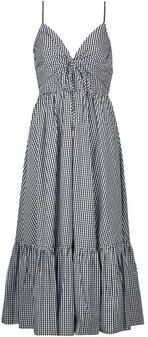 MICHAEL Kors Lange Jurk GINGHAM MIDI DRESS