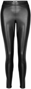 Michael Kors Zwarte Leren Look Slim Fit Broek Black Dames - Foto 5