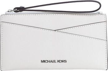Michael Kors Portemonnee met rits en voorvak White Dames