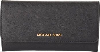 Michael Kors Trifold Portemonnee met Kaartsleuven Black Dames