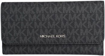 Michael Kors Trifold Portemonnee met Kaartsleuven Black Dames