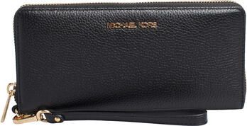 Michael Kors Stijlvolle zwarte pebble lederen pols portemonnee Black Dames - Foto 4