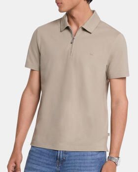 MICHAEL Kors T-shirt Korte Mouw CS552HOHFK SLEEK PIQUE SS ZIP