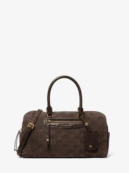 Michael Kors suède handtas Jet Set donkerbruin - Foto 4
