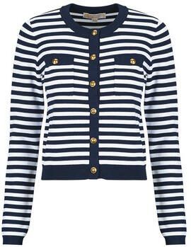 MICHAEL Kors Vest STRIPE SNAP CARDI JKT