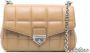 Michael Kors Kameel Leren Schoudertas Matelassé Brown Dames - Thumbnail 1