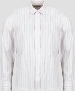 Minimum Overhemd Lange Mouw PEDRO STRIPED SHIRT