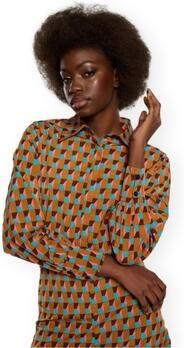 Minueto Overhemd Lange Mouw Ilaria Shirt Multicolor
