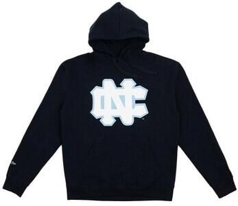 Mitchell And Ness Sweater University Of North Carolina Ncaa Large Logo Hoody
