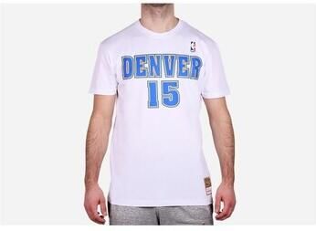 Mitchell And Ness T-shirt Korte Mouw BNN3CW19045DNUWHIT03CAN