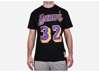 Mitchell And Ness T-shirt Korte Mouw BNN3CW19045LALBLCK84EJH