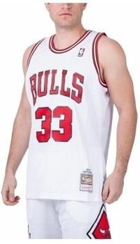 Mitchell & Ness Witte Chicago Bulls Scotty Pippen Jersey White Heren
