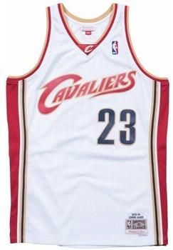 Mitchell And Ness T-shirt Korte Mouw Nba Cleveland Cavaliers 0304 Lebron James Swingman