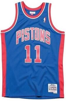Mitchell & Ness Isiah Thomas Swingman Jersey 1988-89 Blue Heren