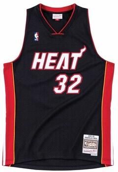 Mitchell And Ness T-shirt Korte Mouw Swingman Nba Miami Heat Shaquille Oneal
