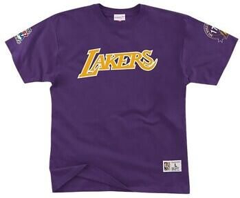 Mitchell And Ness T-shirt Korte Mouw TCRW3237LALYYPPPPURP
