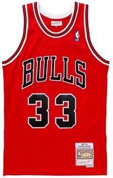 Mitchell & Ness Nba Swingman Jersey Chicago Bulls 1997-98 Dennis Rodman Sportshirts Heren scarlet XL beschikbare maaten:S M L XL - Foto 4
