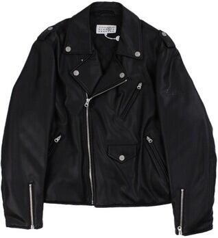 Mm6 Maison Margiela Leren Jas M60835 MM01Y