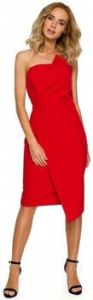 Moe Jurk M409 potlood badeau jurk rood