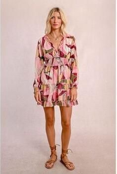 Molly Bracken Jurk P1773DE-LIGHT PINK DEEPA