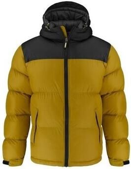 Monotox Parka Jas Puffer H Mustard Black