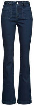 Morgan high waist flared jeans dark denim