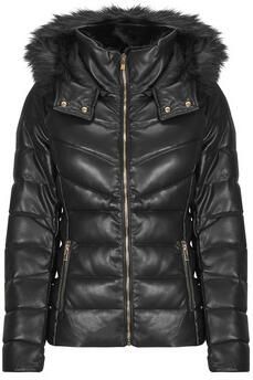 Morgan gewatteerde jas zwart - Foto 4