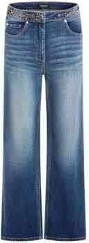 Morgan wide leg jeans medium blue denim - Foto 3