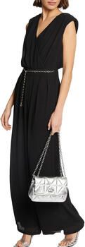 Morgan maxi jumpsuit zwart