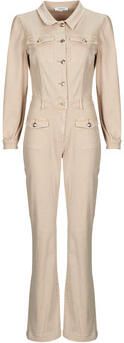 Morgan flared jumpsuit beige