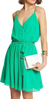 Morgan A-lijn jurk groen