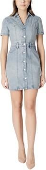 Morgan blousejurk light blue denim