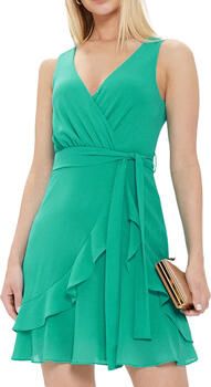 Morgan overslagjurk turquoise