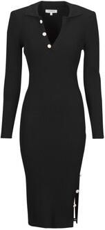 Morgan fijngebreide jurk zwart
