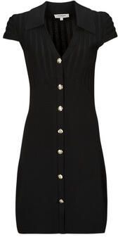 Morgan fijngebreide jurk zwart - Foto 4