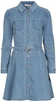 Morgan denim A-lijn jurk medium blue denim - Foto 3