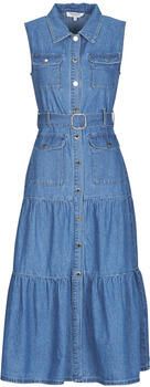 Morgan denim blousejurk medium blue - Foto 4