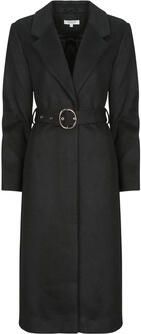 Morgan bouclé manteljas zwart - Foto 3