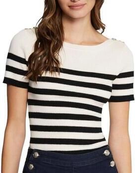 Morgan trui ecru fijn gebreid