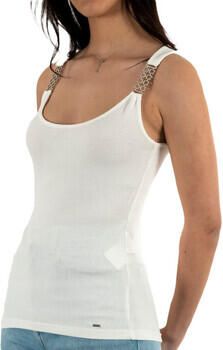 Morgan ribgebreide top offwhite - Foto 2