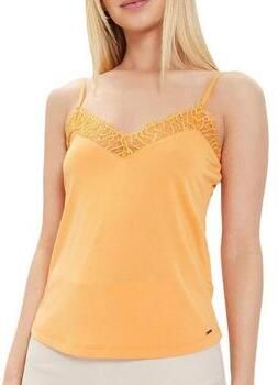 Morgan spaghettitop oranje