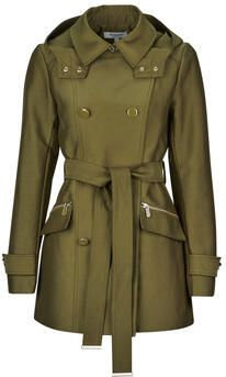 Morgan trenchcoat met ceintuur kaki - Foto 4