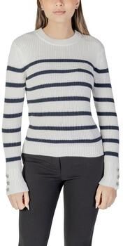 Morgan trui ecru rib gebreid