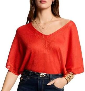 Morgan top donker oranje