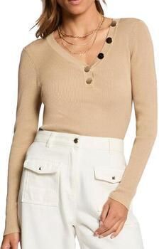 Morgan trui fijn gebreid beige