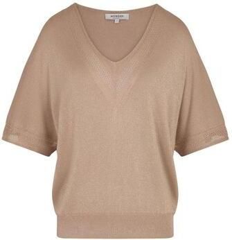 Morgan top met glitter warm taupe - Foto 4