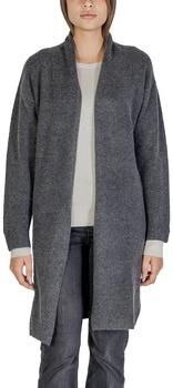 Morgan gebreid vest grijs melange